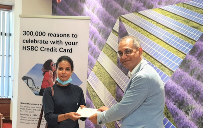 Winner of HSBC Mauritius Credit Card Retail Banking promotion